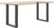 vidaXL - Eettafelpoten - 2 - st - U-vormig - 70x(72-73) - cm - staal - naturel