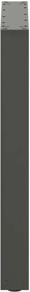 vidaXL - Eettafelpoten - 2 - st - U-vormig - 70x(72-73) - cm - staal - naturel