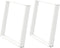 vidaXL - Eettafelpoten - 2 - st - U-vormig - 90x(72-73) - cm - staal - wit