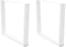 vidaXL - Eettafelpoten - 2 - st - V-vormig - 100x(72-73,3) - cm - staal - wit