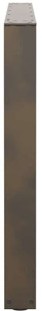 vidaXL - Eettafelpoten - 2 - st - V-vormig - 100x(72-73,3) - cm - staal - naturel