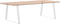 vidaXL - Eettafelpoten - 2 - st - V-vormig - 100x(72-73,3) - cm - staal - wit