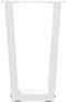 vidaXL - Eettafelpoten - 2 - st - V-vormig - 28x(42-43,3) - cm - staal - wit