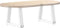 vidaXL - Eettafelpoten - 2 - st - V-vormig - 30x(30-31,3) - cm - staal - wit