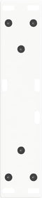vidaXL - Eettafelpoten - 2 - st - V-vormig - 38x(42-43,3) - cm - staal - wit