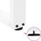 vidaXL - Eettafelpoten - 2 - st - V-vormig - 40x(30-31,3) - cm - staal - wit