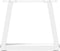 vidaXL - Eettafelpoten - 2 - st - V-vormig - 40x(30-31,3) - cm - staal - wit