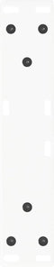 vidaXL - Eettafelpoten - 2 - st - V-vormig - 40x(30-31,3) - cm - staal - wit