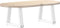 vidaXL - Eettafelpoten - 2 - st - V-vormig - 40x(30-31,3) - cm - staal - wit