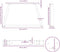 vidaXL - Eettafelpoten - 2 - st - V-vormig - 50x(30-31,3) - cm - staal - wit