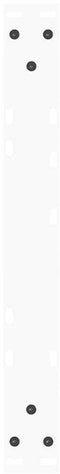vidaXL - Eettafelpoten - 2 - st - V-vormig - 50x(30-31,3) - cm - staal - wit
