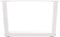 vidaXL - Eettafelpoten - 2 - st - V-vormig - 50x(30-31,3) - cm - staal - wit
