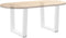 vidaXL - Eettafelpoten - 2 - st - V-vormig - 50x(42-43,3) - cm - staal - wit