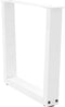 vidaXL - Eettafelpoten - 2 - st - V-vormig - 50x(42-43,3) - cm - staal - wit