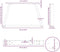 vidaXL - Eettafelpoten - 2 - st - V-vormig - 60x(30-31,3) - cm - staal - wit
