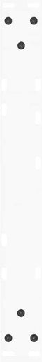 vidaXL - Eettafelpoten - 2 - st - V-vormig - 60x(30-31,3) - cm - staal - wit