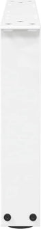 vidaXL - Eettafelpoten - 2 - st - V-vormig - 60x(30-31,3) - cm - staal - wit