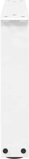 vidaXL - Eettafelpoten - 2 - st - V-vormig - 60x(30-31,3) - cm - staal - wit