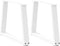 vidaXL - Eettafelpoten - 2 - st - V-vormig - 60x(42-43,3) - cm - staal - wit