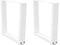 vidaXL - Eettafelpoten - 2 - st - V-vormig - 60x(42-43,3) - cm - staal - wit