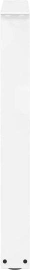vidaXL - Eettafelpoten - 2 - st - V-vormig - 60x(72-73,3) - cm - staal - wit