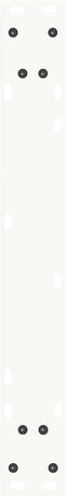 vidaXL - Eettafelpoten - 2 - st - V-vormig - 60x(72-73,3) - cm - staal - wit