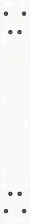 vidaXL - Eettafelpoten - 2 - st - V-vormig - 60x(72-73,3) - cm - staal - wit