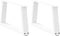 vidaXL - Eettafelpoten - 2 - st - V-vormig - 70x(30-31,3) - cm - staal - wit