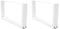 vidaXL - Eettafelpoten - 2 - st - V-vormig - 70x(30-31,3) - cm - staal - wit