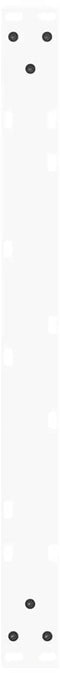 vidaXL - Eettafelpoten - 2 - st - V-vormig - 70x(30-31,3) - cm - staal - wit