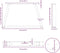 vidaXL - Eettafelpoten - 2 - st - V-vormig - 70x(42-43,3) - cm - staal - wit