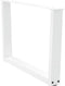 vidaXL - Eettafelpoten - 2 - st - V-vormig - 70x(42-43,3) - cm - staal - wit