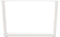 vidaXL - Eettafelpoten - 2 - st - V-vormig - 70x(42-43,3) - cm - staal - wit