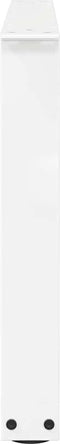 vidaXL - Eettafelpoten - 2 - st - V-vormig - 70x(42-43,3) - cm - staal - wit