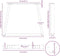 vidaXL - Eettafelpoten - 2 - st - V-vormig - 70x(72-73,3) - cm - staal - wit
