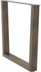 vidaXL - Eettafelpoten - 2 - st - V-vormig - 80x(72-73,3) - cm - staal - naturel