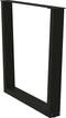 vidaXL - Eettafelpoten - 2 - st - V-vormig - 80x(72-73,3) - cm - staal - zwart