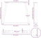 vidaXL - Eettafelpoten - 2 - st - V-vormig - 90x(72-73,3) - cm - staal - wit