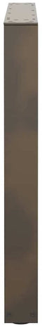 vidaXL - Eettafelpoten - 2 - st - V-vormig - 90x(72-73,3) - cm - staal - naturel