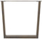 vidaXL - Eettafelpoten - 2 - st - V-vormig - 90x(72-73,3) - cm - staal - naturel
