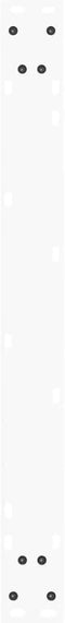 vidaXL - Eettafelpoten - 2 - st - V-vormig - 90x(72-73,3) - cm - staal - wit