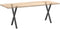 vidaXL - Eettafelpoten - 2 - st - X-vormig - 50x(72-73) - cm - staal - antraciet