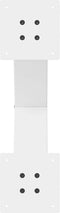 vidaXL - Eettafelpoten - 2 - st - X-vormig - 60x(72-73) - cm - staal - wit