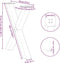 vidaXL - Eettafelpoten - 2 - st - X-vormig - 70x(72-73) - cm - staal - wit