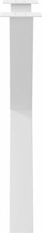 vidaXL - Eettafelpoten - 2 - st - X-vormig - 70x(72-73) - cm - staal - wit