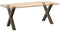 vidaXL - Eettafelpoten - 2 - st - X-vormig - 80x(72-73) - cm - staal - naturel