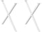 vidaXL - Eettafelpoten - 2 - st - X-vormig - 90x(72-73) - cm - staal - wit