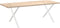 vidaXL - Eettafelpoten - 2 - st - X-vormig - 90x(72-73) - cm - staal - wit