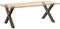 vidaXL - Eettafelpoten - 2 - st - X-vormig - 90x(72-73) - cm - staal - naturel