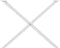 vidaXL - Eettafelpoten - 2 - st - X-vormig - 90x(72-73) - cm - staal - wit
